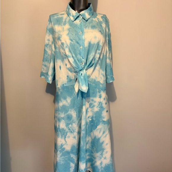 Thakoon x RTR Tie Front Dress / Size 16 - Picture 3 of 4